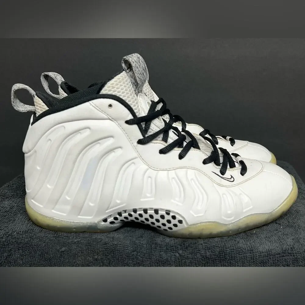 Nike Little Posite One GS “White Ice” 644791-102 Foamposite Shoes 6.5Y Women's 8